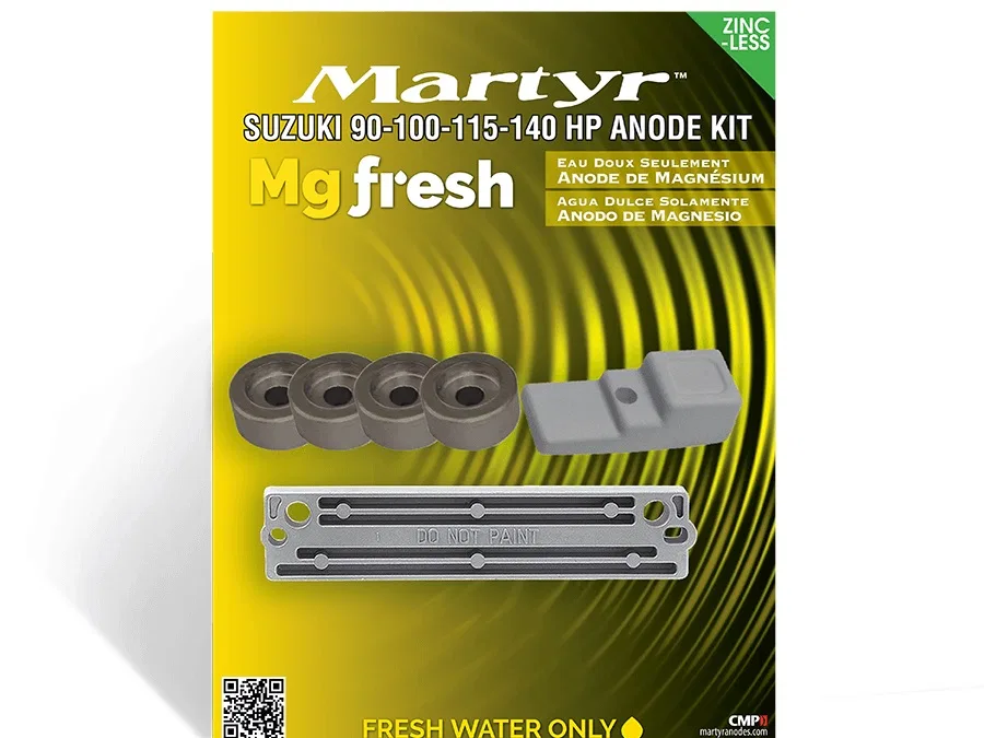 CMSZ90140KITM – CMP GROUP Marine Anode Kit, For Use Only In Fresh Water Fits Suzuki 90-100-115-140 Horsepower Engines...